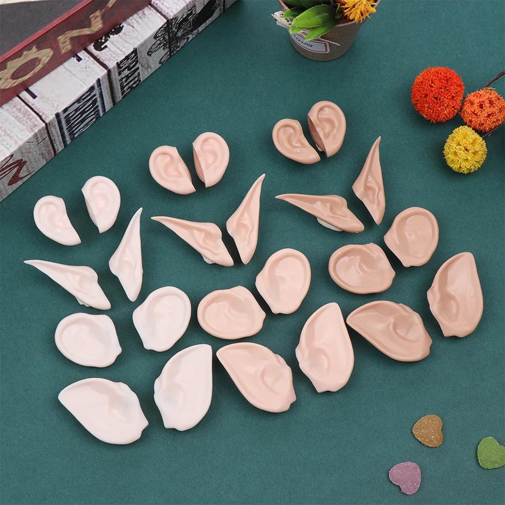 Blyth – jouet oreilles glacées de poupée, accessoires de haute qualité, couleur blanche, marron natu