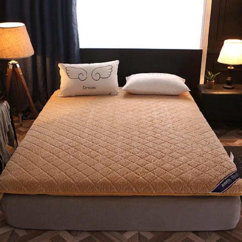 Hypothécaire ami pliable au sol pour lit king/queen/jumeau, matelas pour rester au chaud en hiver, p
