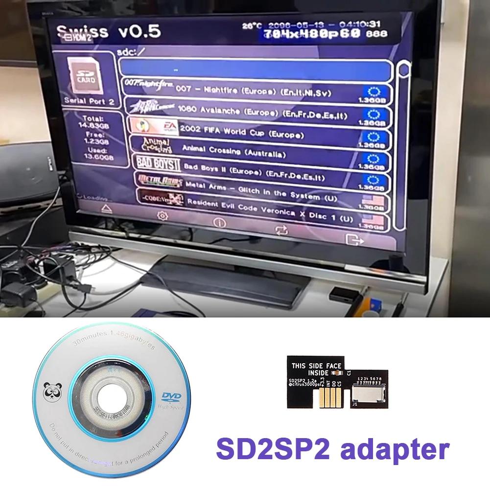 Adaptateur de lecteur de carte TF de remplacement SD2SP2 + Mini DVD de disque Swiss Boot pour access