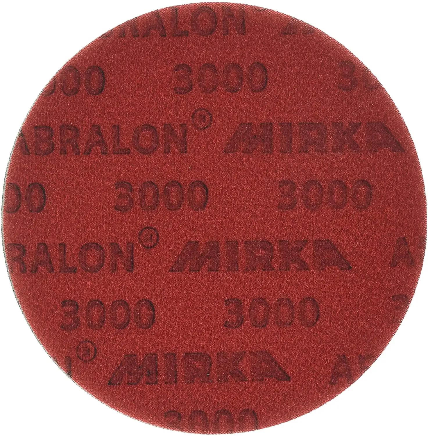 Mirka Abralon 5 pouces éponge papier de verre support en mousse crochet et boucle disques de polissa
