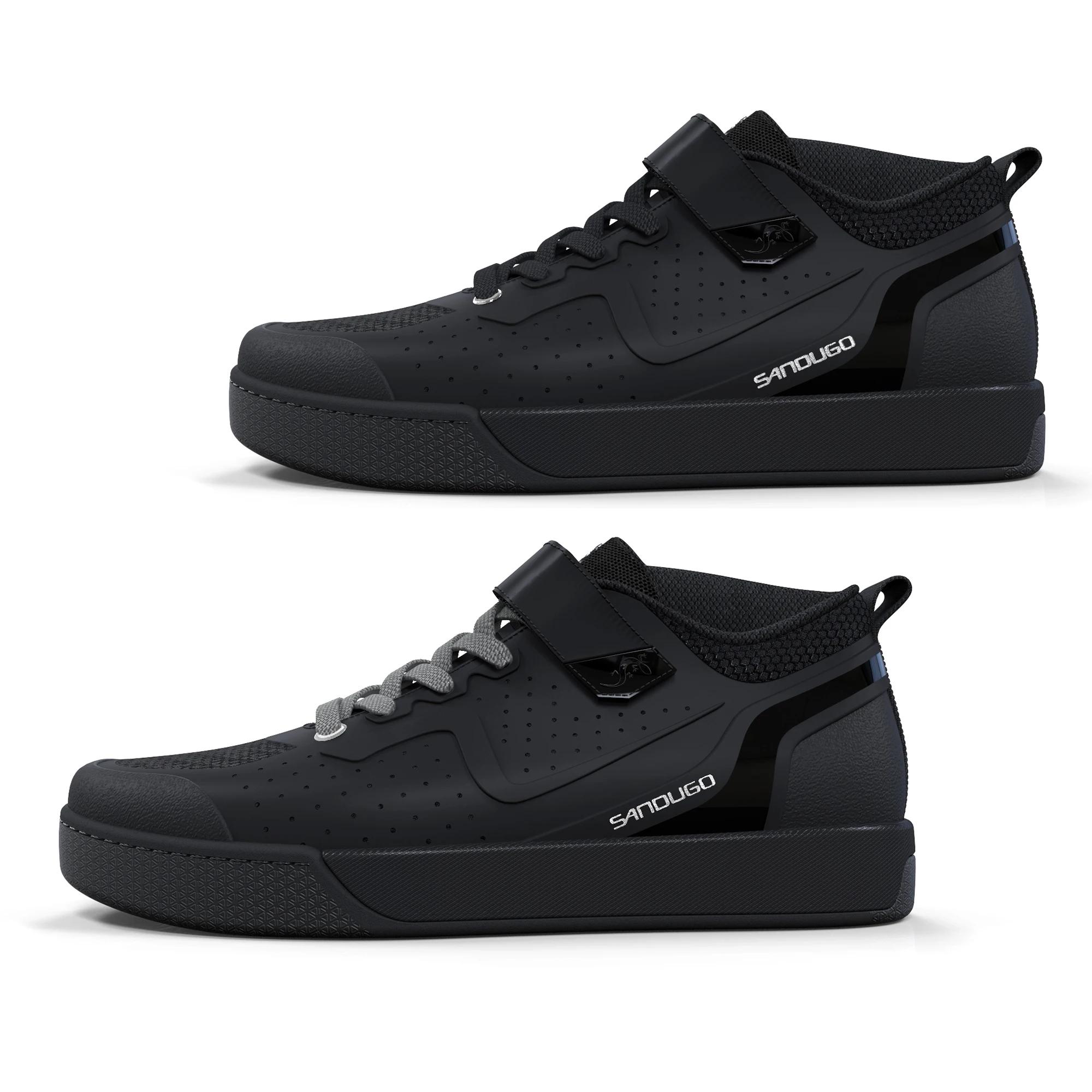 SANDUGO hommes chaussures de cyclisme chaussures de VTT pour hommes vtt Enduro descente SPD pour péd