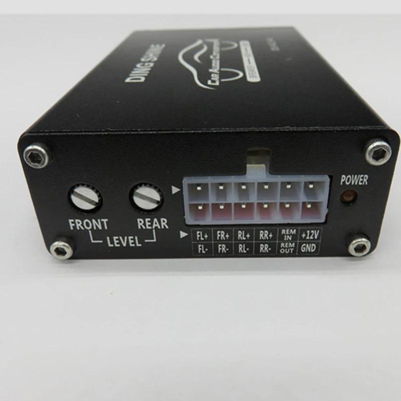 Amplificateur Audio pour voiture, haute à basse, convertisseur HIFI quatre en quatre sorties, qualit