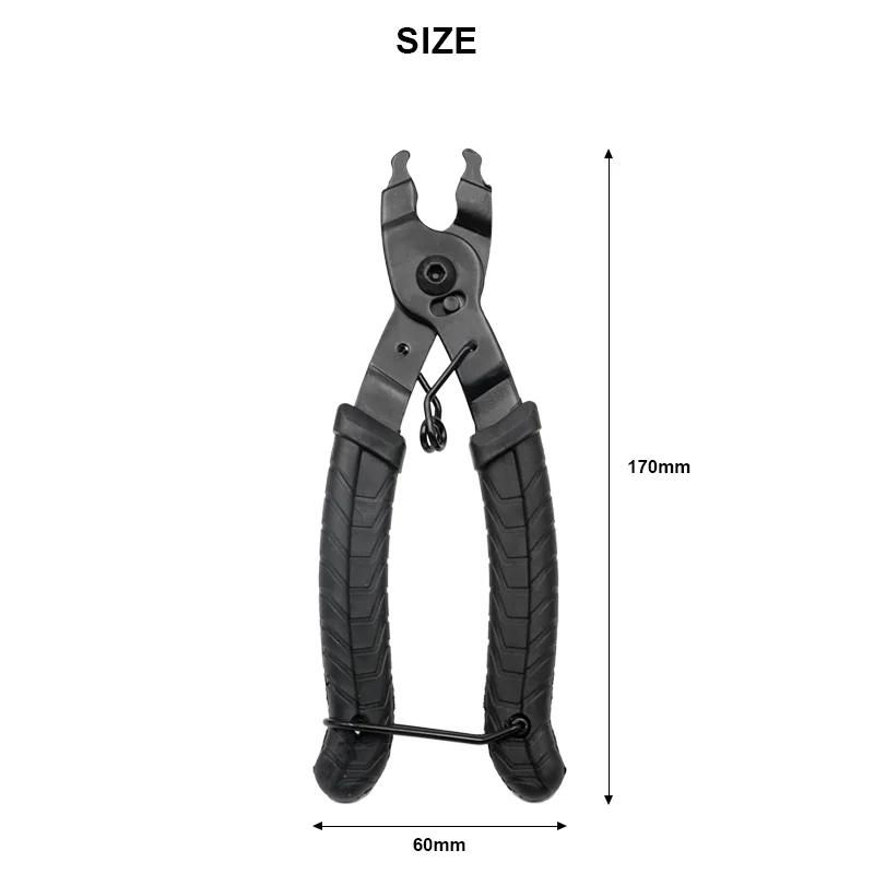 Pince à boucle de chaîne à maillons de vélo, dissolvant de maillons de vélo de route, outil de répar