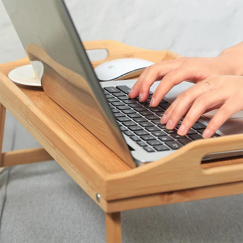 Bureau d'ordinateur, fenêtre, Table de Tatami pliable, support pour ordinateur portable, assiette de