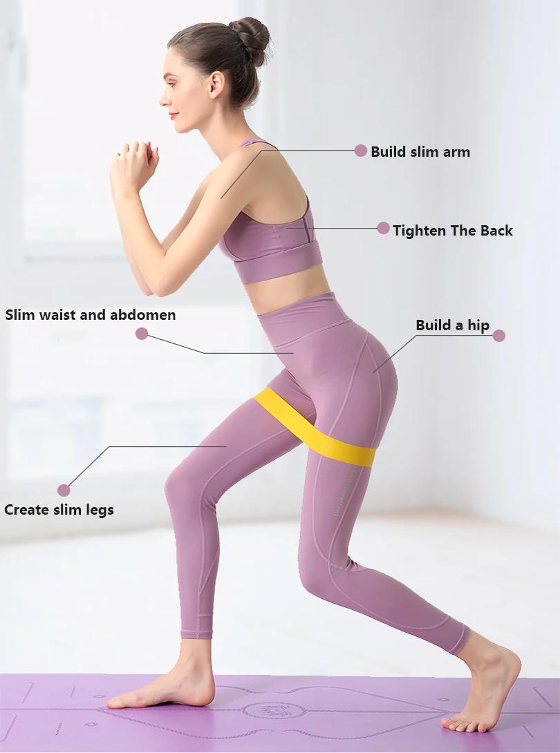 Équipement d'entraînement de Fitness Portable, bandes de résistance en caoutchouc, Yoga, gymnastique