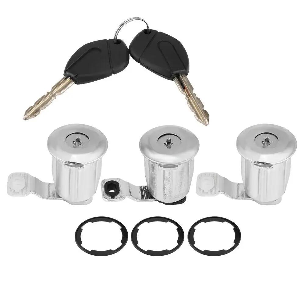 Jeu de cylindres de serrure de porte à baril 9170G3 252522, avec 2 clés, pour Peugeot et citroën Par