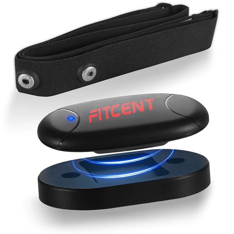 Moniteur de fréquence cardiaque Rechargeable FITCENT avec capteur de sangle pectorale Bluetooth ANT