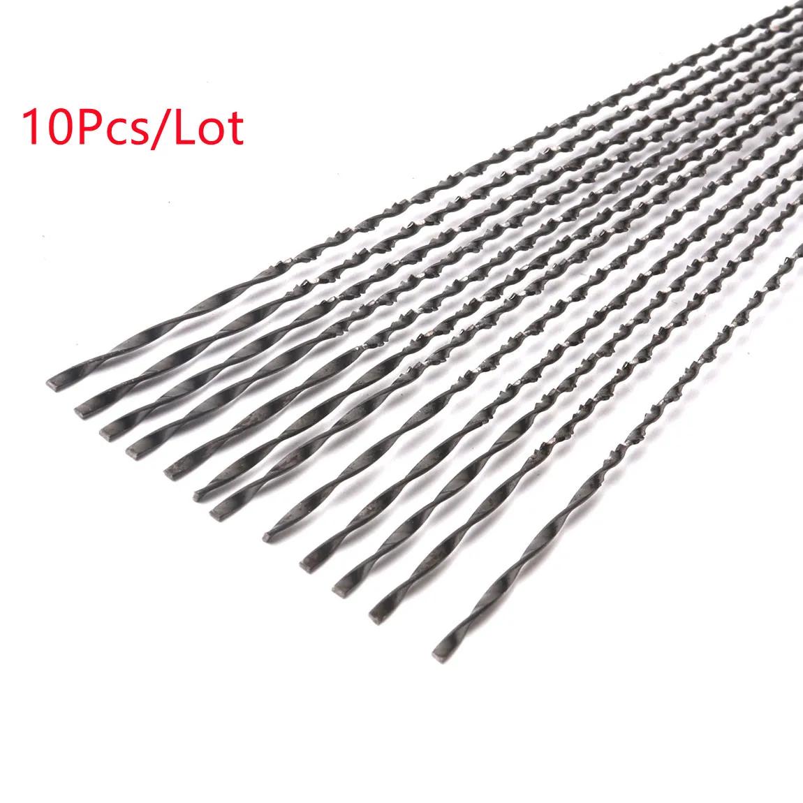 10 pièces 130 mm 2 # /3 # /7 # /8 # Lames de scie à chantourner dents en spirale lames de scie à b