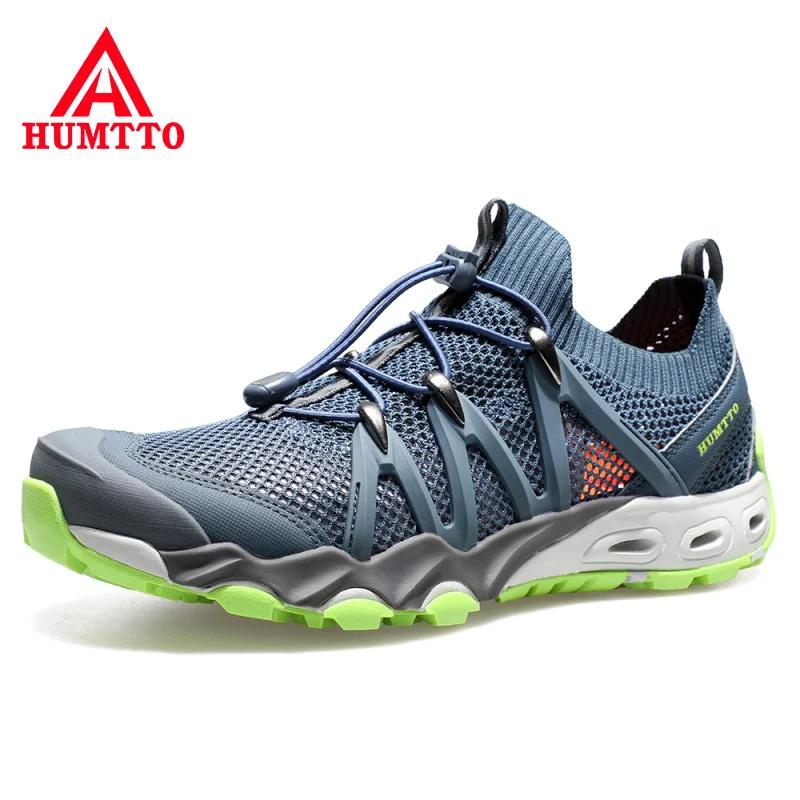 HUMTTO extérieur en amont baskets pour hommes été plage chaussures d'eau hommes respirant Sport rand