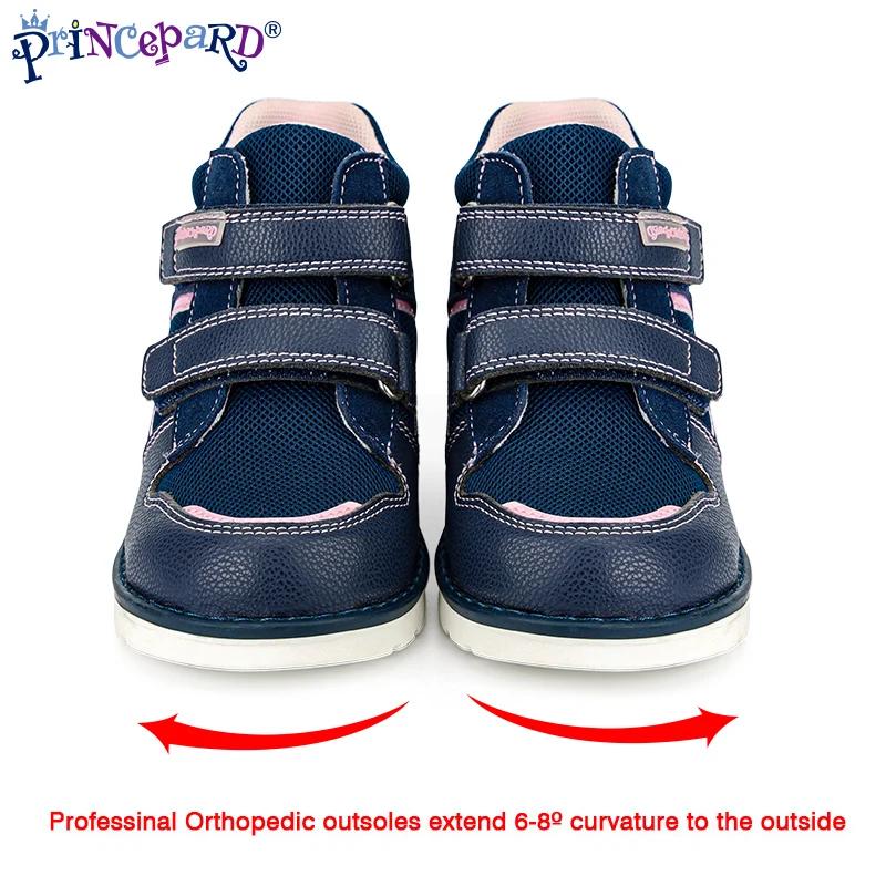 Princepard confortable mode automne enfants enfants sport chaussures orthopédiques correctrice march