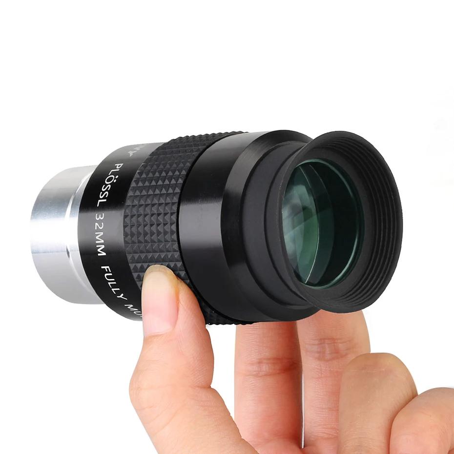 Oculaire SVBONY SV131 1.25 "(PLOSSL) oculaire de télescope PL 6/12/17/25/32/40mm conception à 4 élém