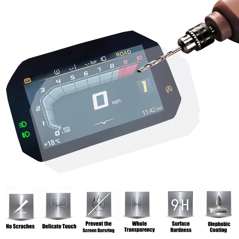Film en verre trempé HD pour BMW R1200GS R1250GS / Adventure 2018-on C400X 2019 2020 F900R/XR S1000R