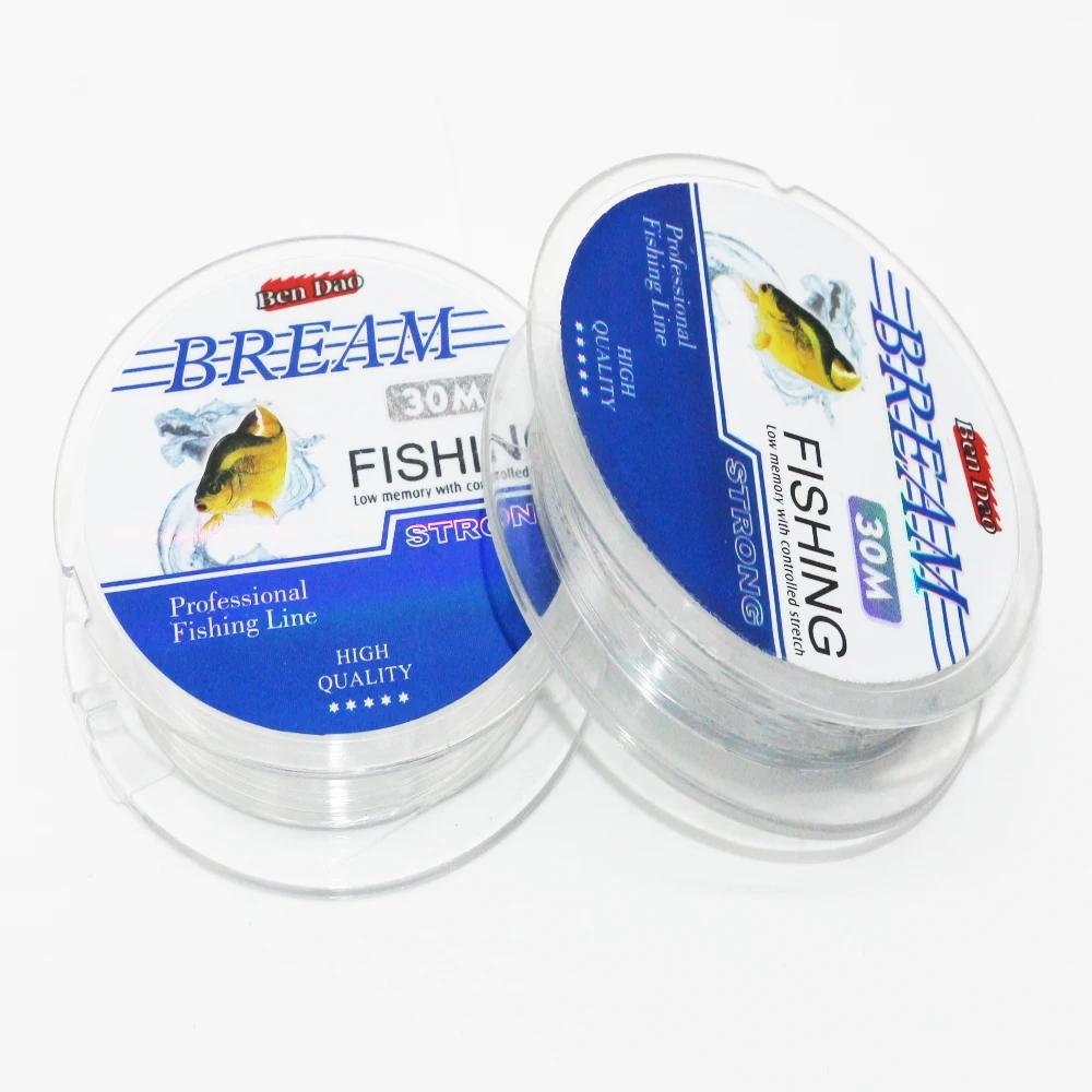 Ligne de pêche d'hiver 0.08mm /0.10mm/ 0.12mm, Monofilament Super puissant, pêche sur glace en Nylon
