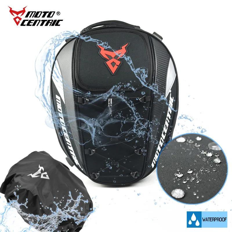 Sac arrière de moto étanche MOTOCENTRIC, sac de siège arrière multifonctionnel et Durable, sac à dos