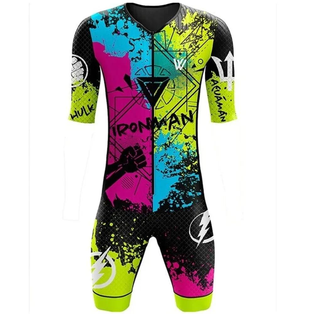 VV Sports-Combinaison de cyclisme à manches courtes pour hommes, vêtements d'équipe professionnelle,