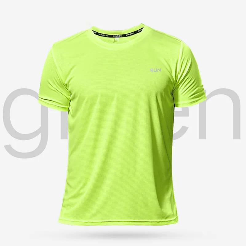 T-Shirt sport multicolore séchage rapide Homme - Maillot gymnastique respirant - Chemise Fitness course été