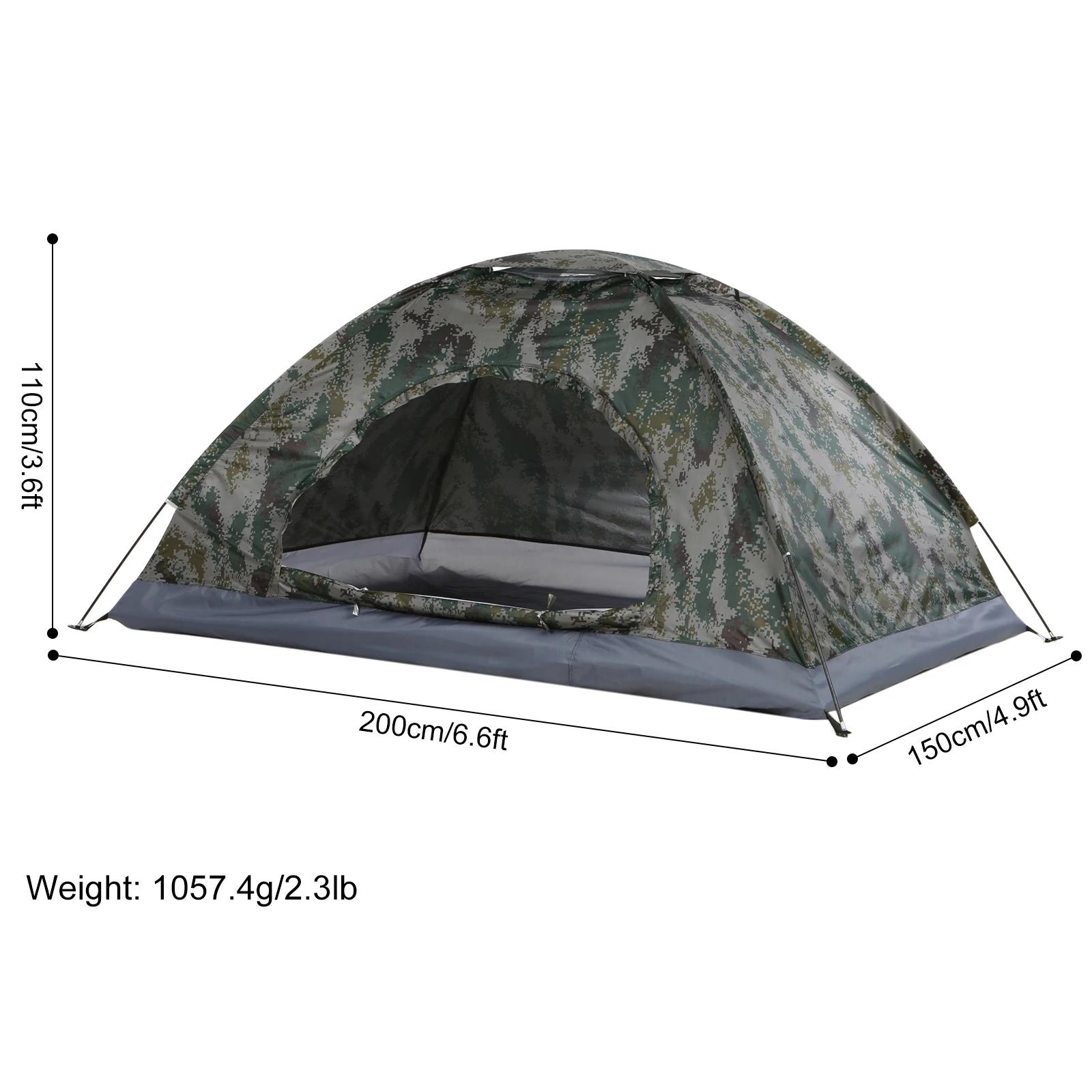 Tomshoo – tente de Camping ultralégère pour 1/2 personnes, monocouche, Portable, randonnée, revêteme