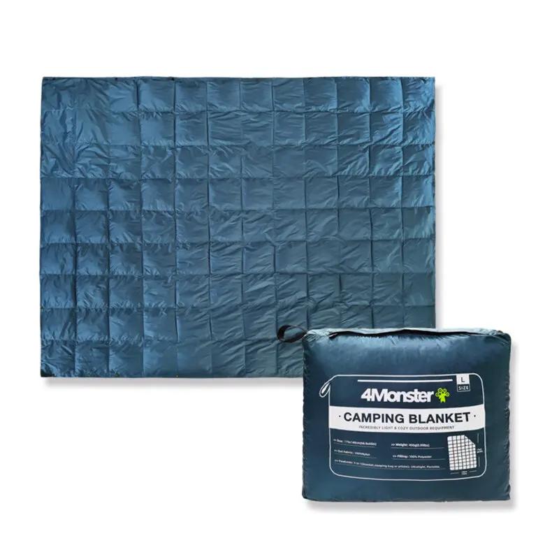 Couverture de camping coton portable légère - Matelas randonnée pique-nique adulte enfant confortable