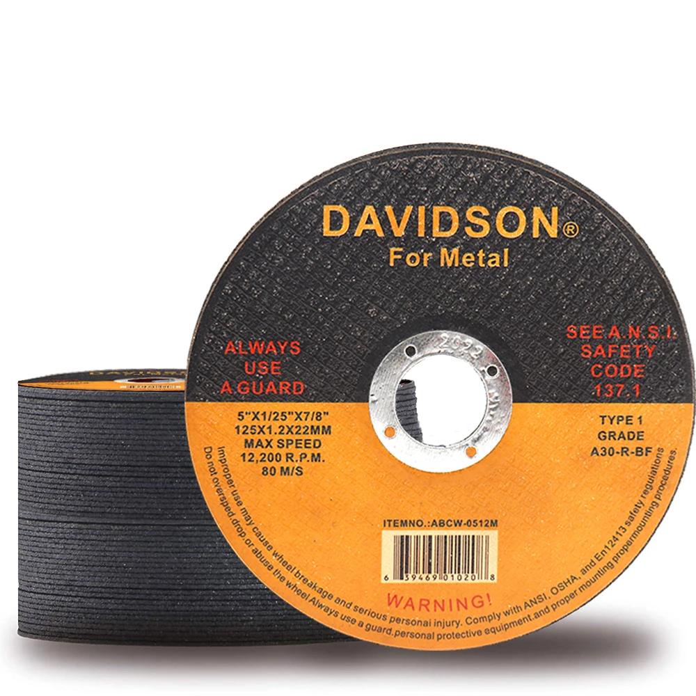 Disque de coupe en métal de 125mm, coupe-Fiber de 5 pouces, résine renforcée, lame de scie circulair