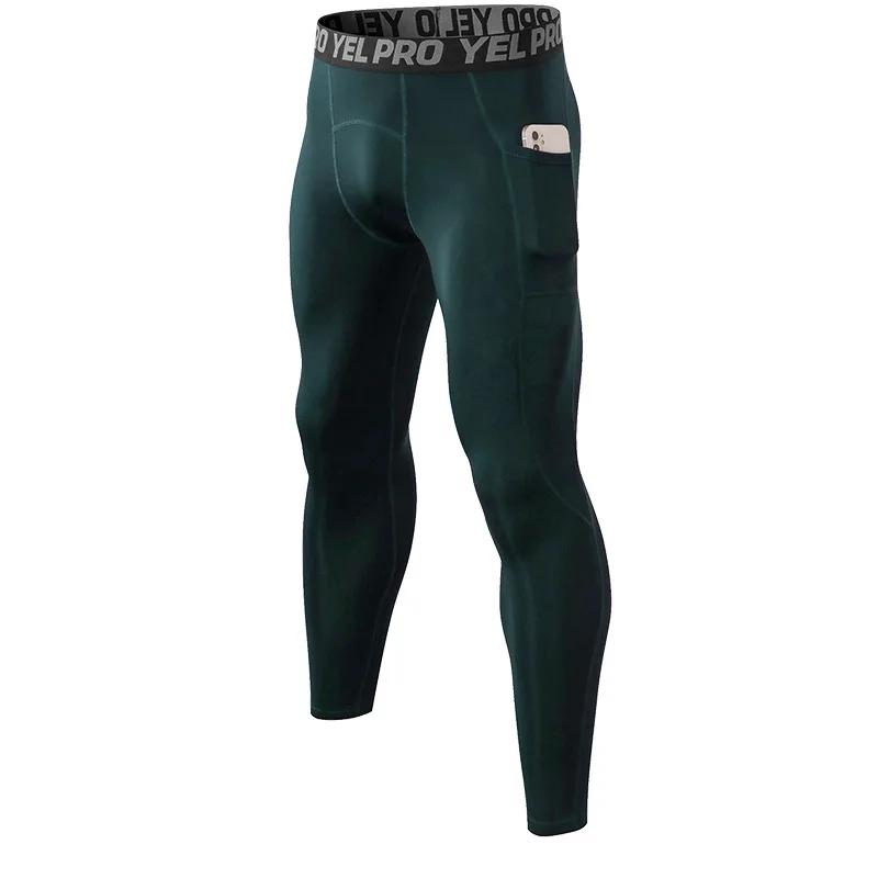 Pantalon fitness homme velours thermique hiver - Legging entraînement course extensible serré