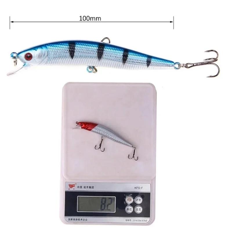 Appât artificiel dur flottant pour la pêche, leurre pour attraper des poissons tels que les ménés, l