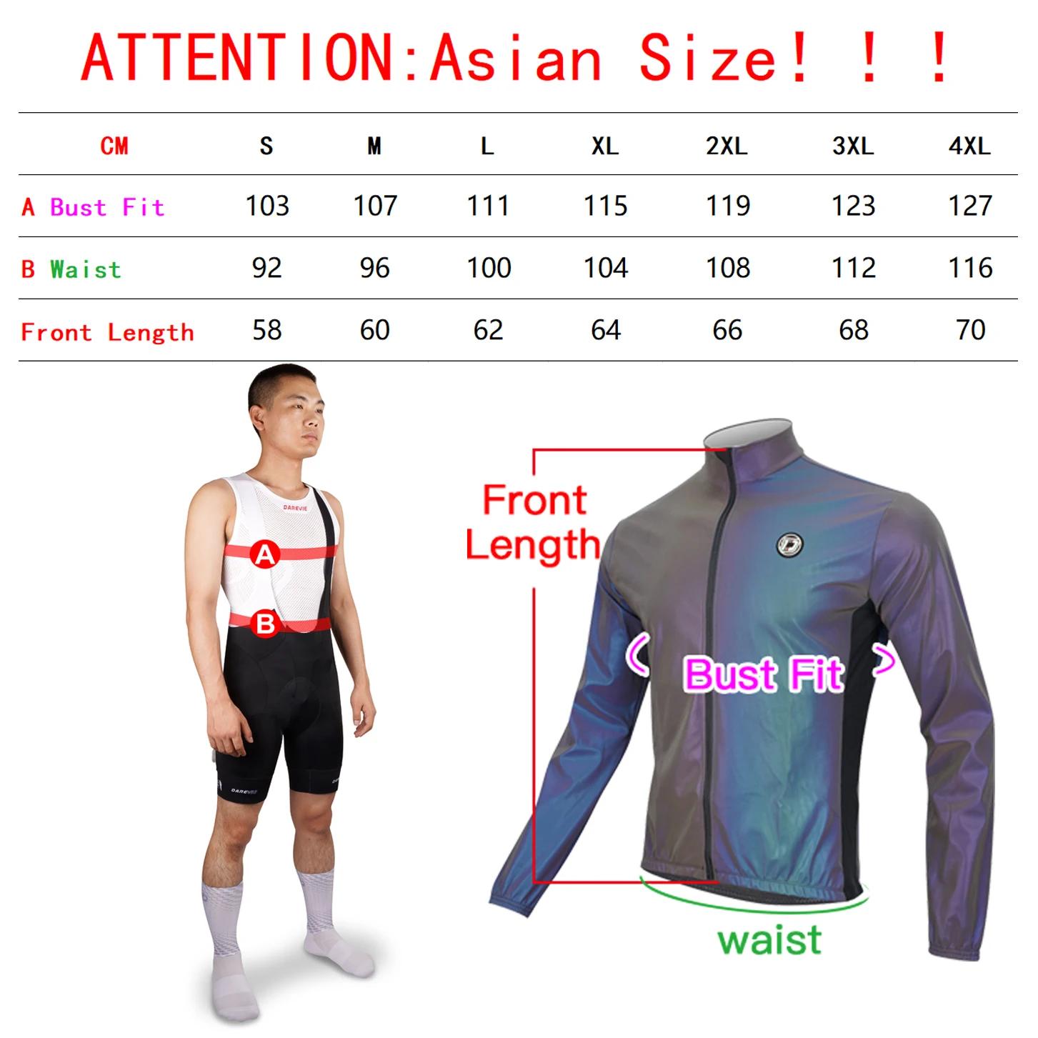 DAREVIE Veste de cyclisme imperméable pour homme et femme, coupe-vent, Rainbow Casting, niveau PRO,
