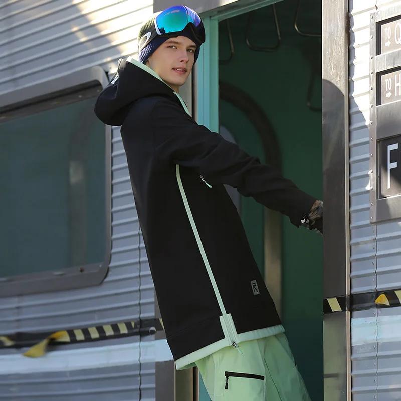 RUN05.RIVER-Sweat à capuche de snowboard pour homme, sports de plein air, veste de ski, haute qualit