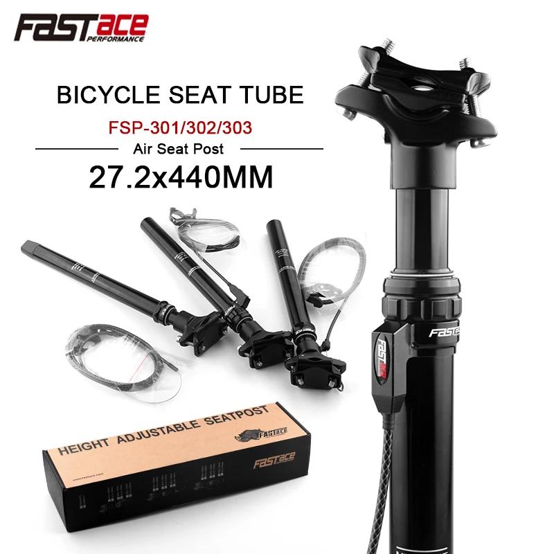 FASTACE tige de selle télescopique 27.2/28.6/30.0/30.4/30.9/31.6/33.9mm compte-gouttes de vélo 440mm