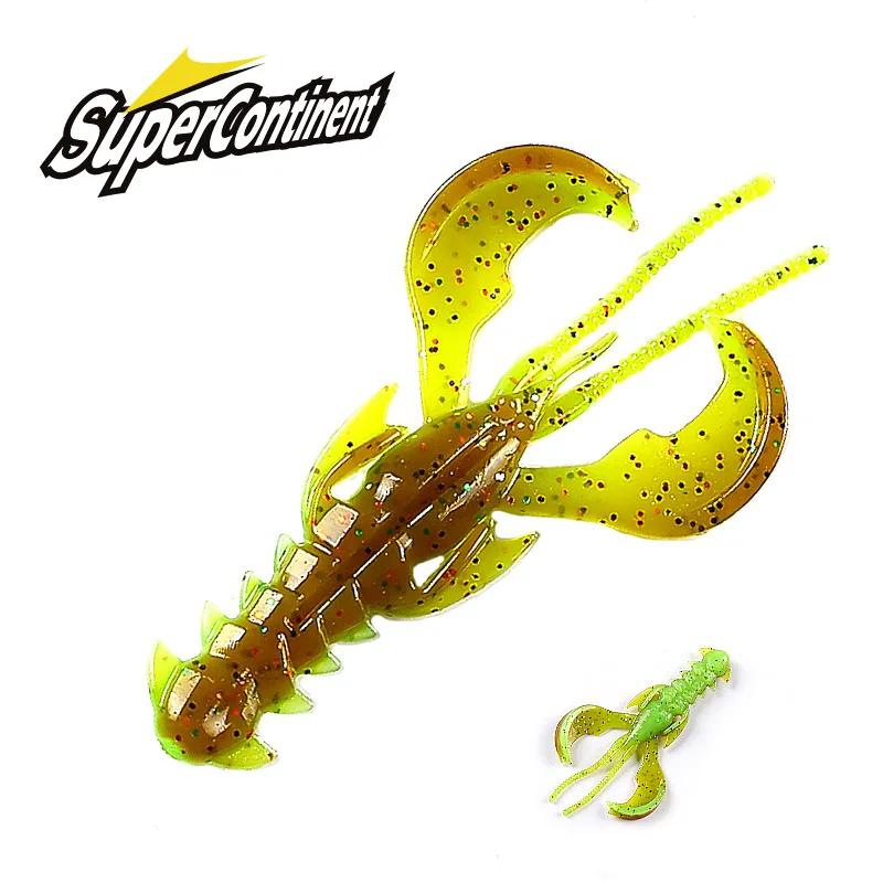 Smile Keyelin-Leurres de pêche souples en plastique, 65mm, 10 pièces, 40mm, 20 pièces