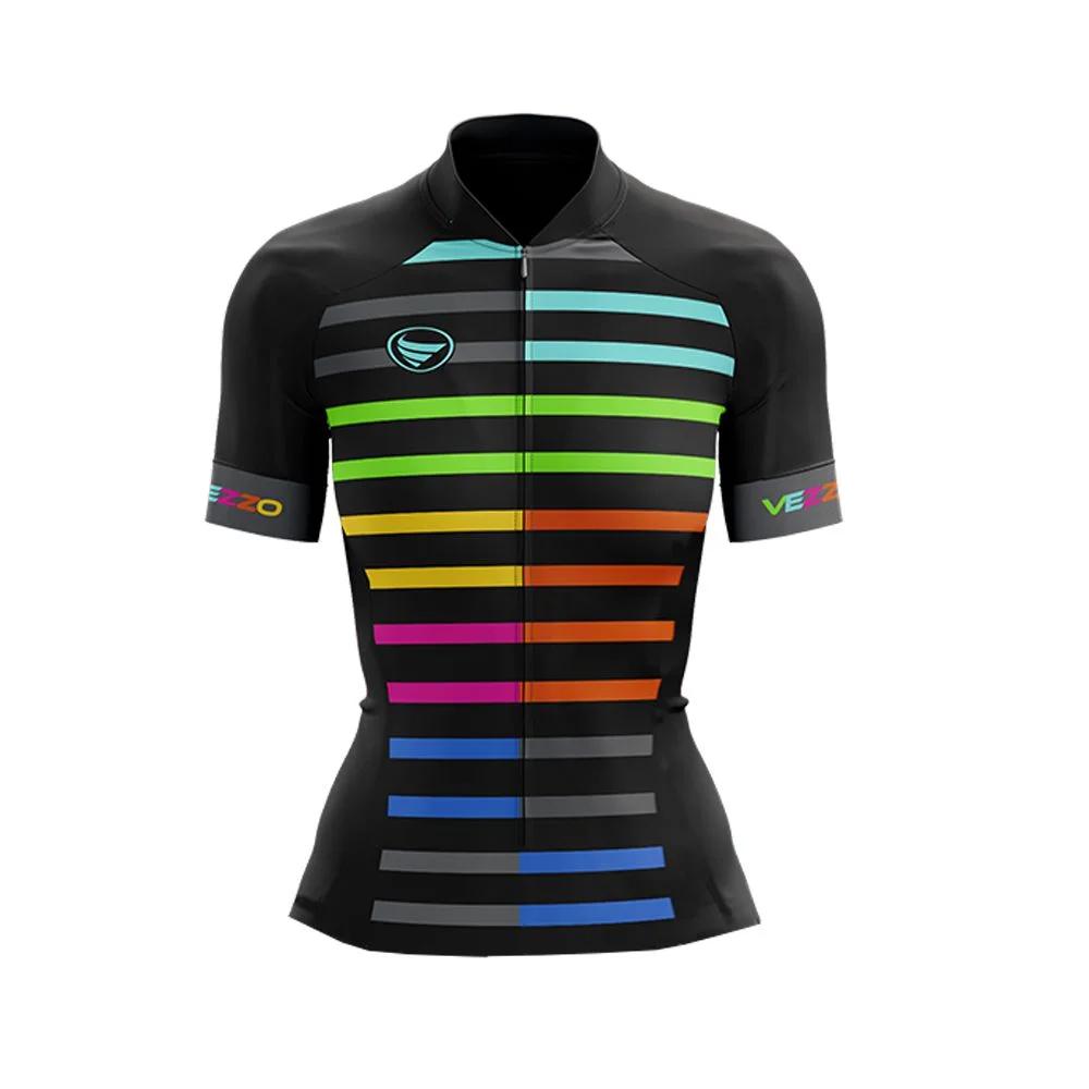 Été cyclisme rose manches courtes maillots femmes équipe vélo vêtements Motocross chemise VTT Camisa