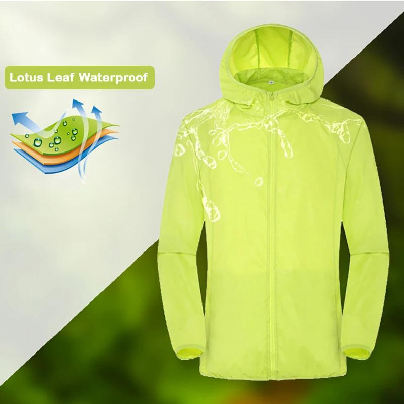 LNGXO veste randonnée homme et femme,coupe vent imperméable à séchage rapide unisexe,Camping Pêche E