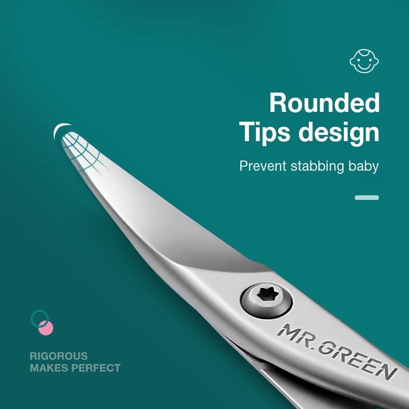 MR.GREEN-Ciseaux à ongles de sécurité pour bébé, coupe-ongles, coupe-ongles, lime à ongles, outil de