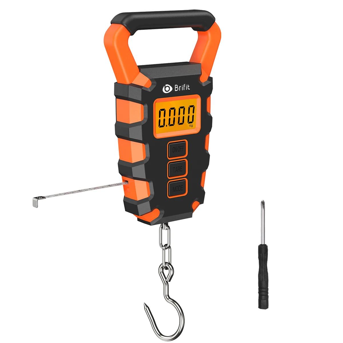 Balance de Pêche Numérique Portable avec Règle, pour Voyage, pour Nourriture, 50kg
