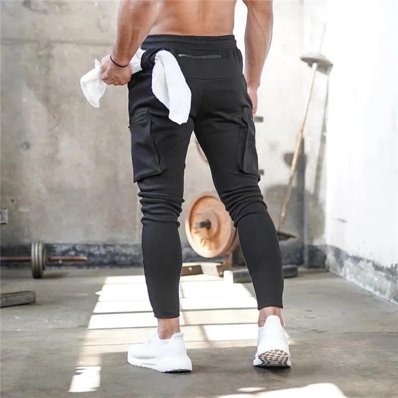2023 nouveaux hommes pantalons pantalons de survêtement homme gymnases entraînement Fitness pantalon