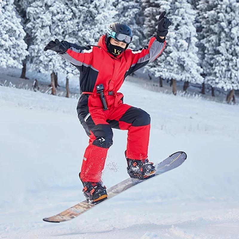 -30 degrés hommes combinaison de neige hiver homme salopette de ski polaire femmes snowboard vêtemen