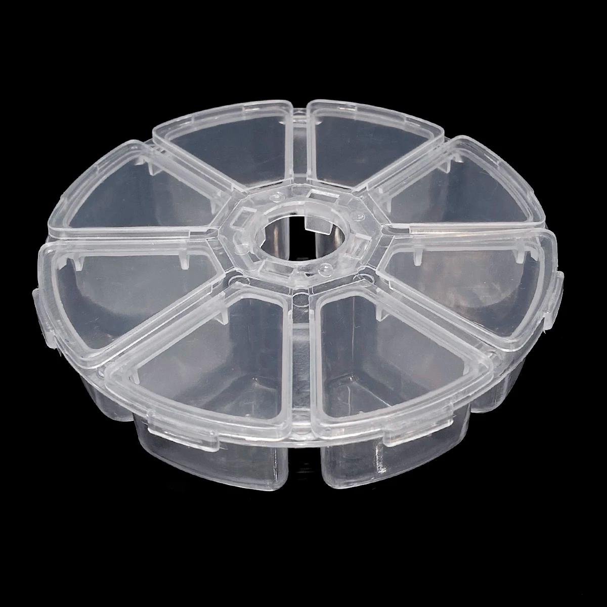 1Pc 6/8/10 grille en plastique pilule médecine support de la boîte organisateur de stockage conteneu