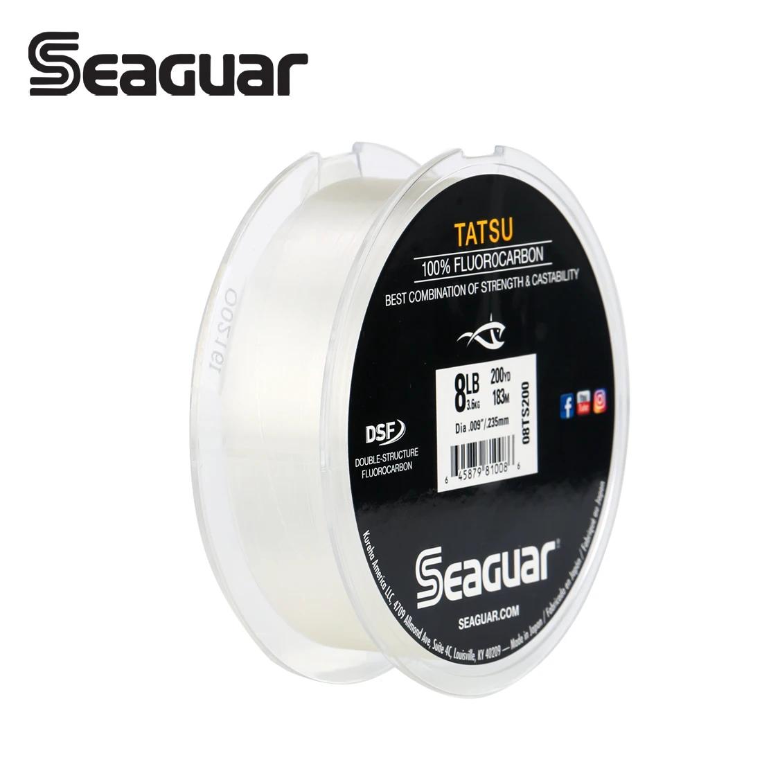 SEAGUAR TATSU-Ligne de pêche en fluorocarbone, matériel de pêche en eau douce, fibre de carbone, mon