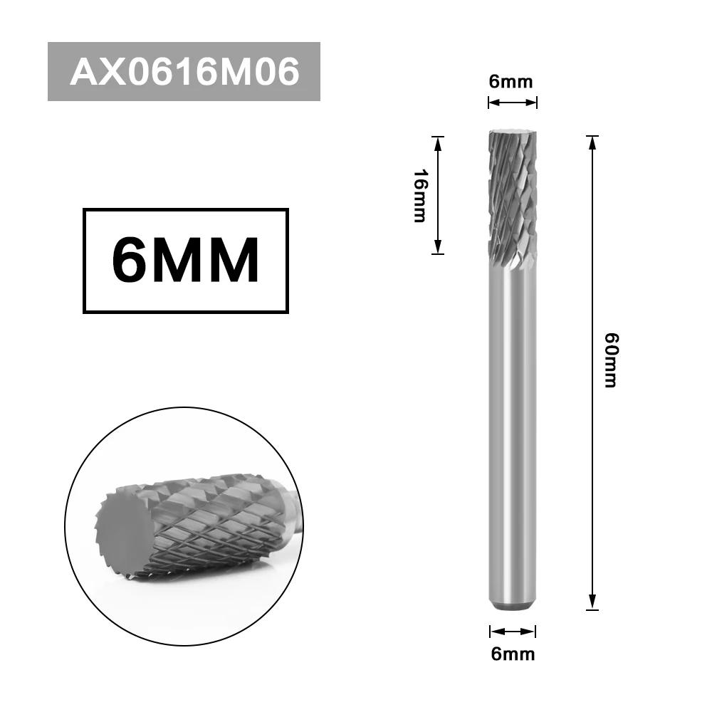 Fraise en carbure de tungstène pour dessin métallique, outil rotatif, bavure, gravure CNC, outils ab