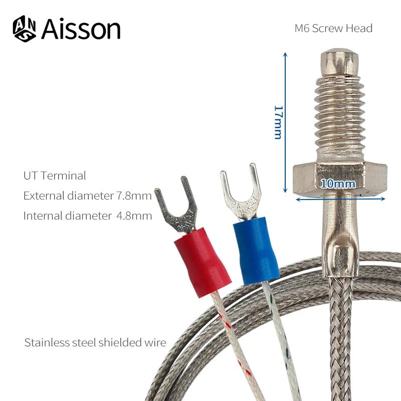 Capteur de sonde thermocouple pour contrôleur de température industriel, câble métallique, type K/E,