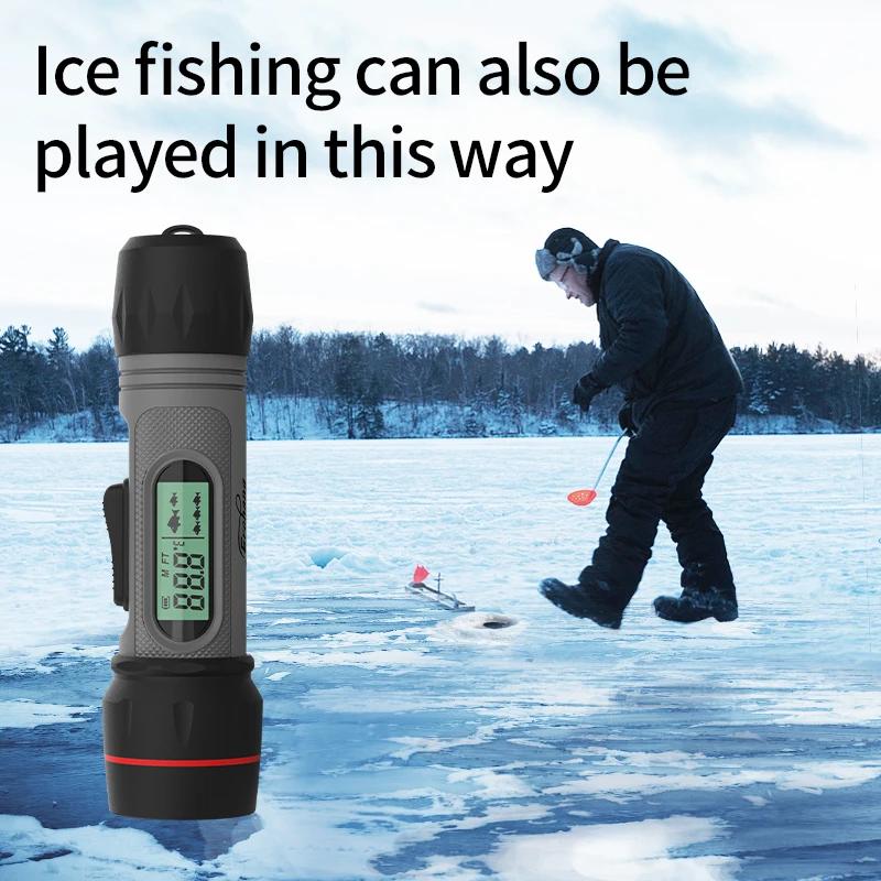 Erchang-Détecteur de poisson sans fil F12B, sondeur explorez o aste, profondeur de 90m, macar étanch