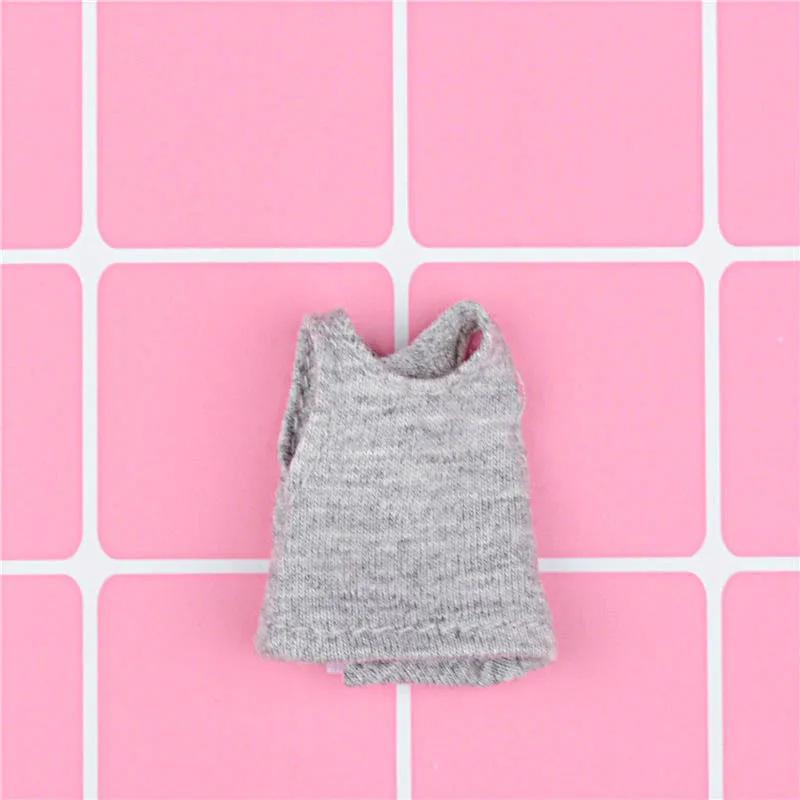 Nouveau gilet de poupée de couleur unie, vêtements T-shirt pour ob11, obitsu11, Molly, 1/12bjd, vête