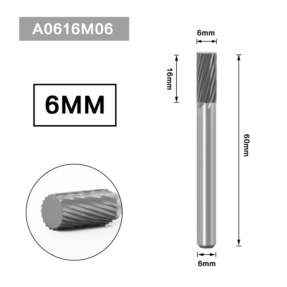 Fraise en carbure de tungstène pour dessin métallique, outil rotatif, bavure, gravure CNC, outils ab