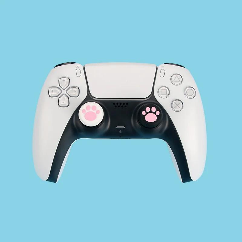 Patte de chat pouce bâton poignée capuchon Joystick housse pour Sony PS5 PS4 PS3 mince Xbox 360/une