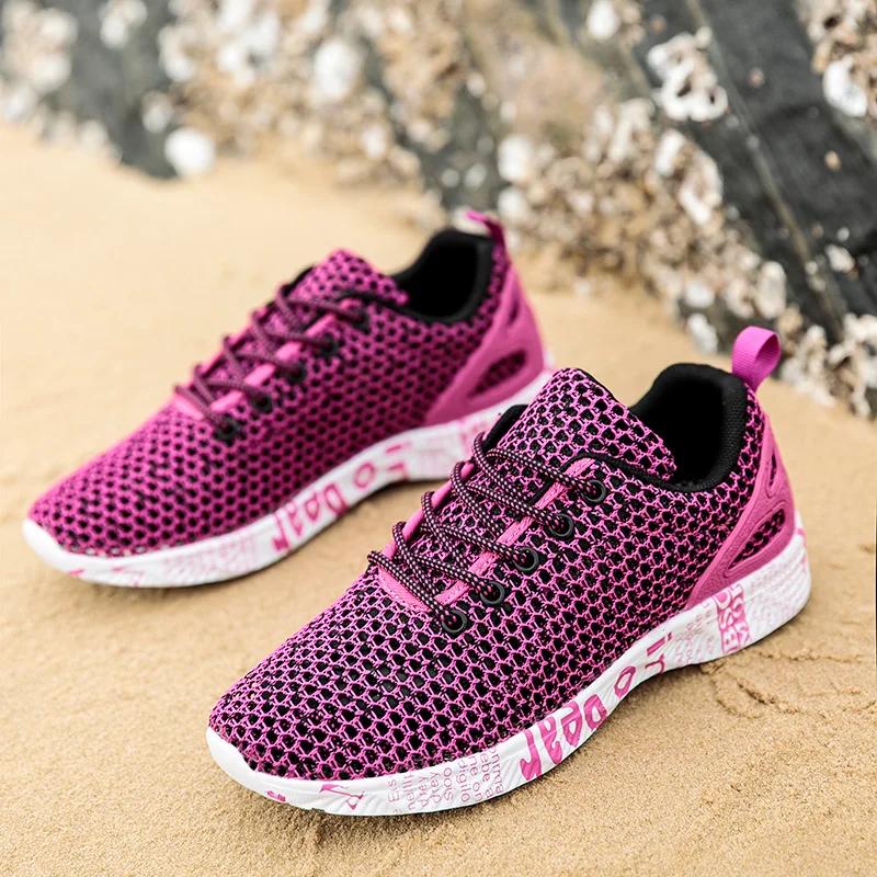 Chaussures de plage d'été de haute qualité pour hommes, sandales d'extérieur, baskets en maille d'ai