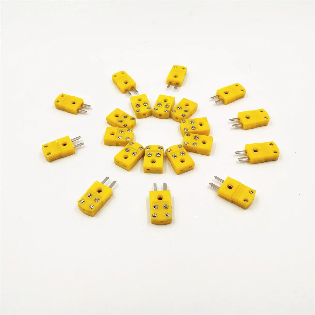 Mini connecteurs mâles/femelles de Type K, prise de température à Thermocouple, capteurs de Type K m