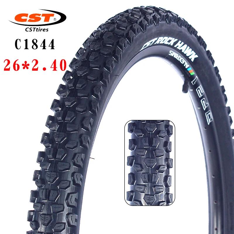 Pneu de vélo de montagne CST ROCK HAWK 26 pouces C1844, fil d'acier, 26*2.40 27.5*2.25, pneu VTT ren