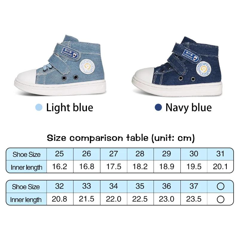 Toddler Orth4WD Chaussures pour Enfants Denim Toile Casual Running Chaussures Sportives Garçons Bol