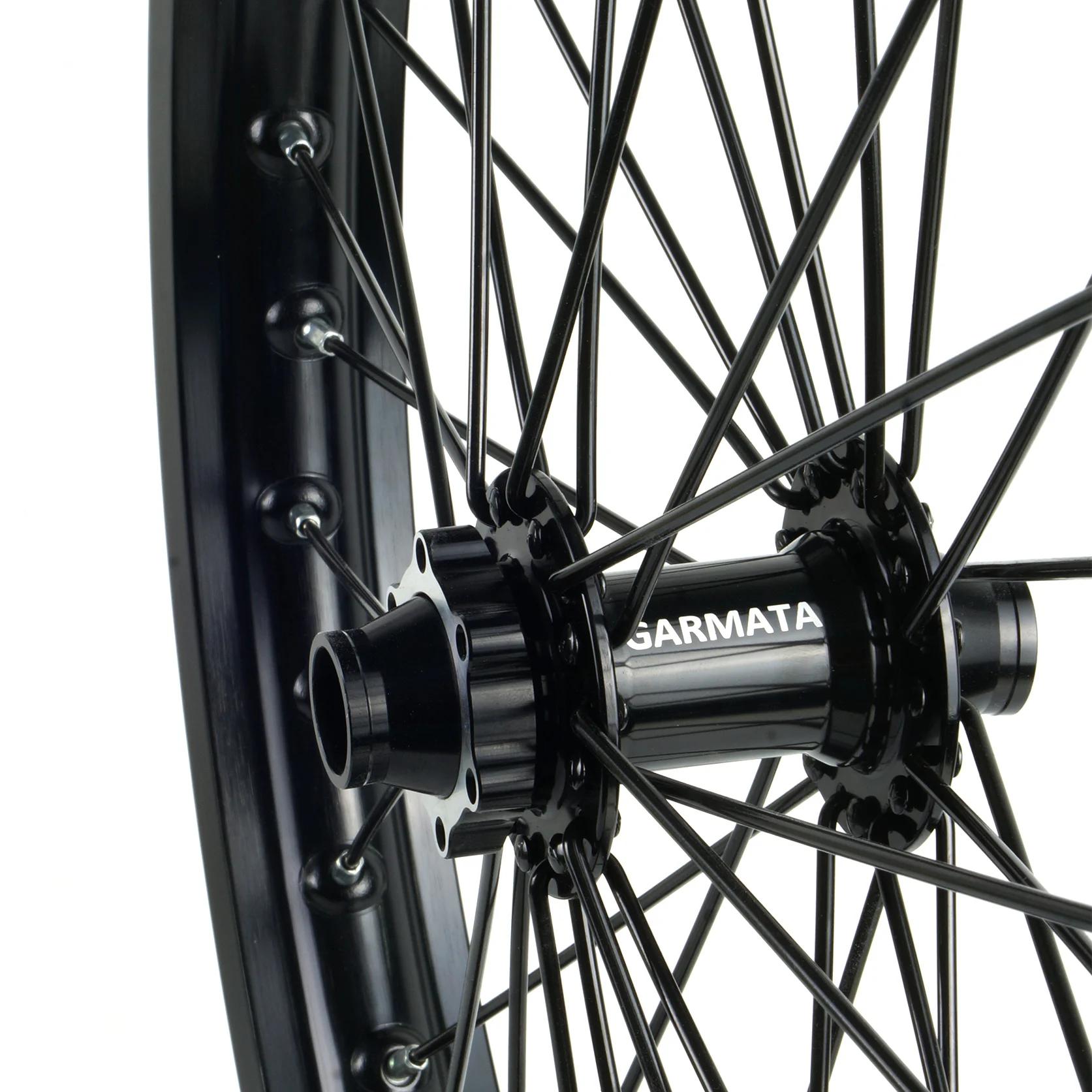 Roue avant vélo GARMATA 17 19 pouces largeur 1.6 36 trous rayons 10g moyeu 110x20mm