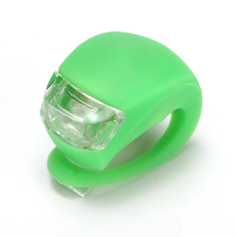Feu avant de vélo LED en Silicone, étanche, accessoires de vélo, lampe de vélo