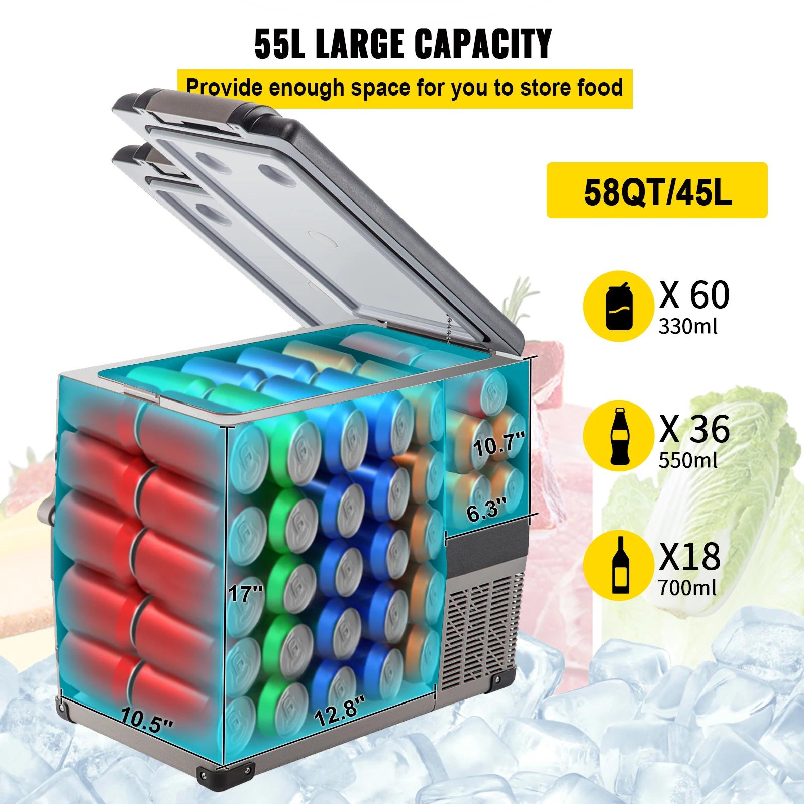 SucceBuy 20L 22L 35L 45L 55L réfrigérateur de voiture Mini réfrigérateur congélateur Portable compre